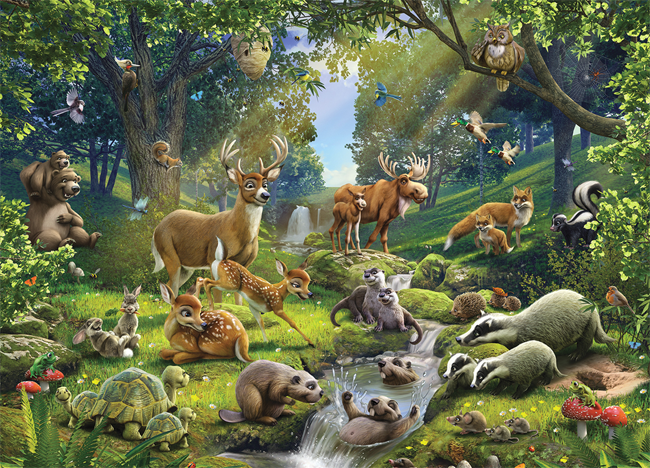 Resultado de imagen de animals in the forest