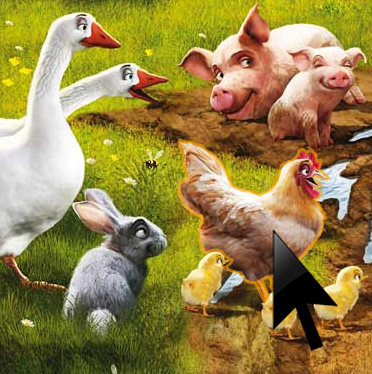 The sound of chicken, pig and geese online