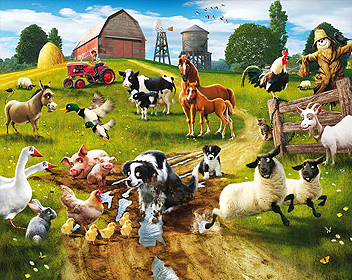 Sounds of farm animals